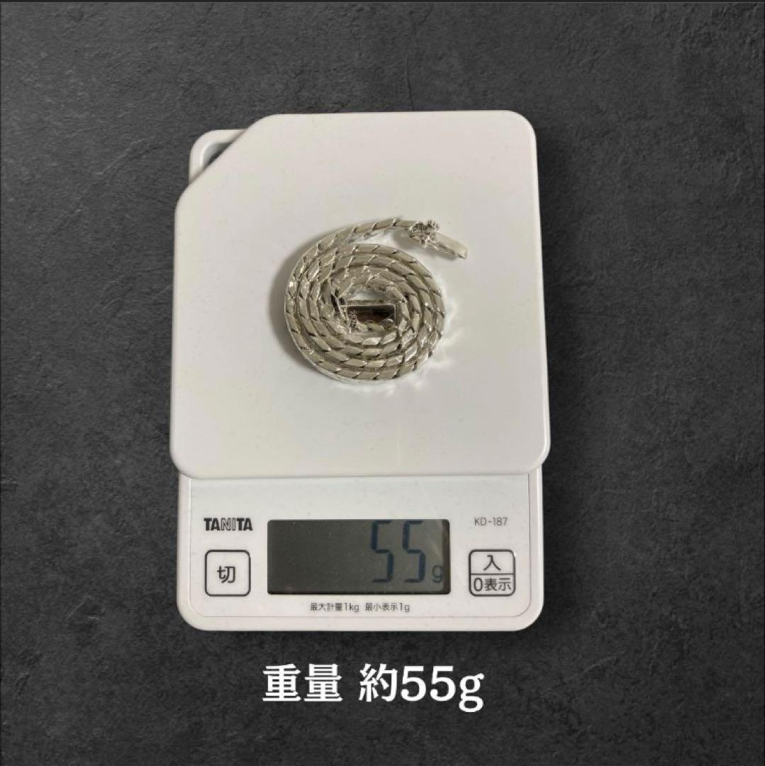 喜平 ネックレス 幅7mm 長さ50cm S925刻印 鑑定書付き