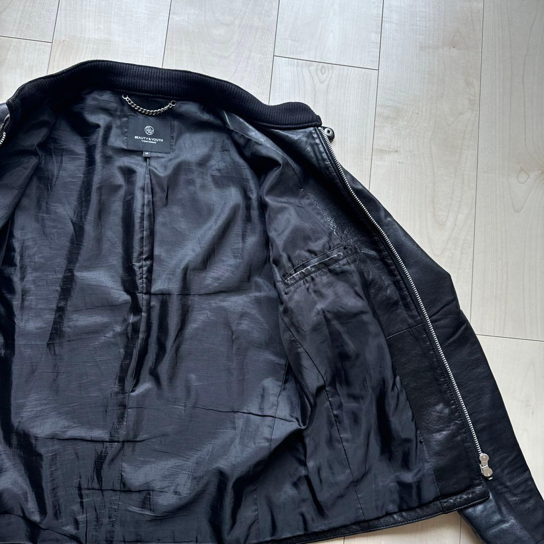 BAUTY&YOUTH UNITED ARROWS ライダース　メンズ　M