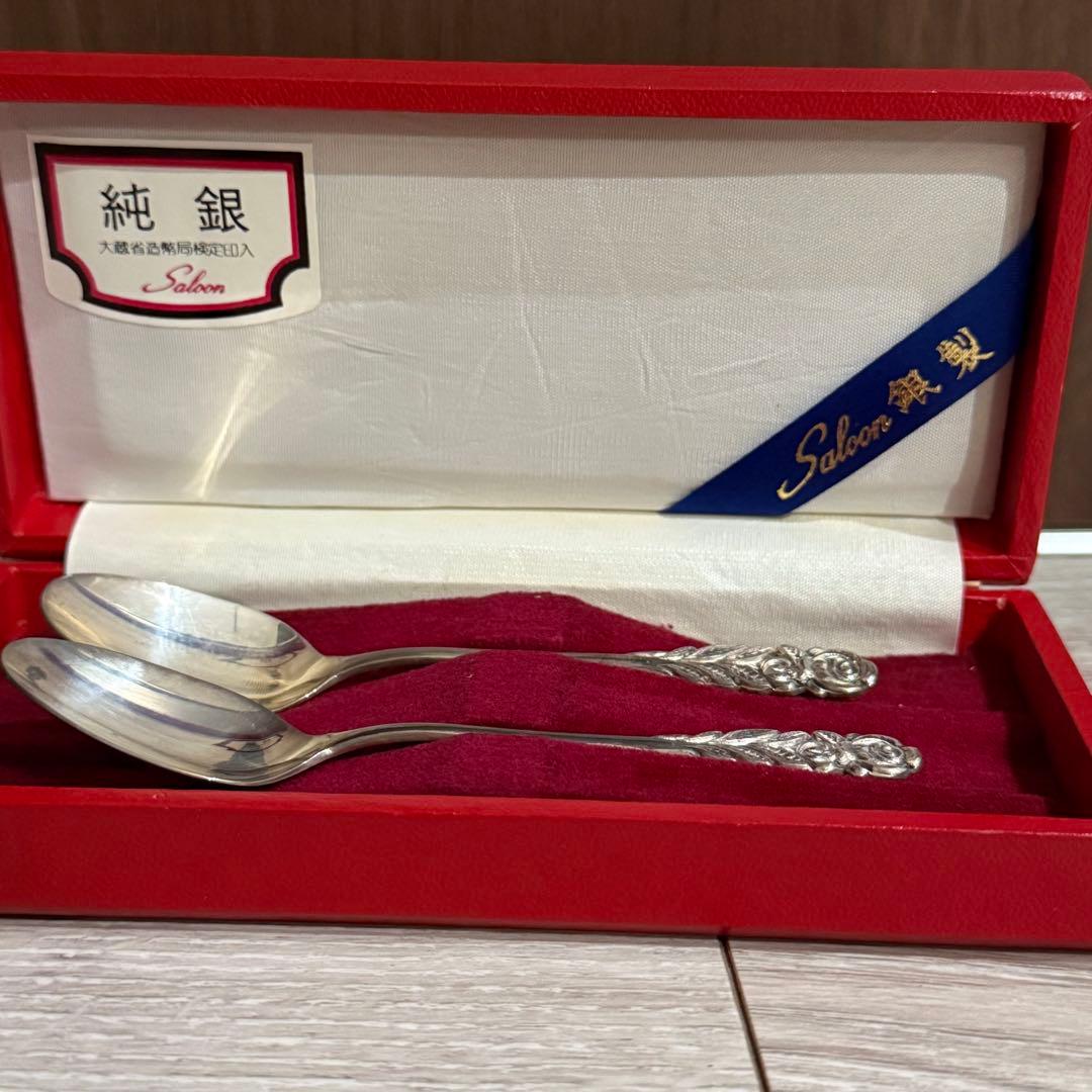 新品未使用 三越 純銀 SILVER950 ティースプーン シルバー