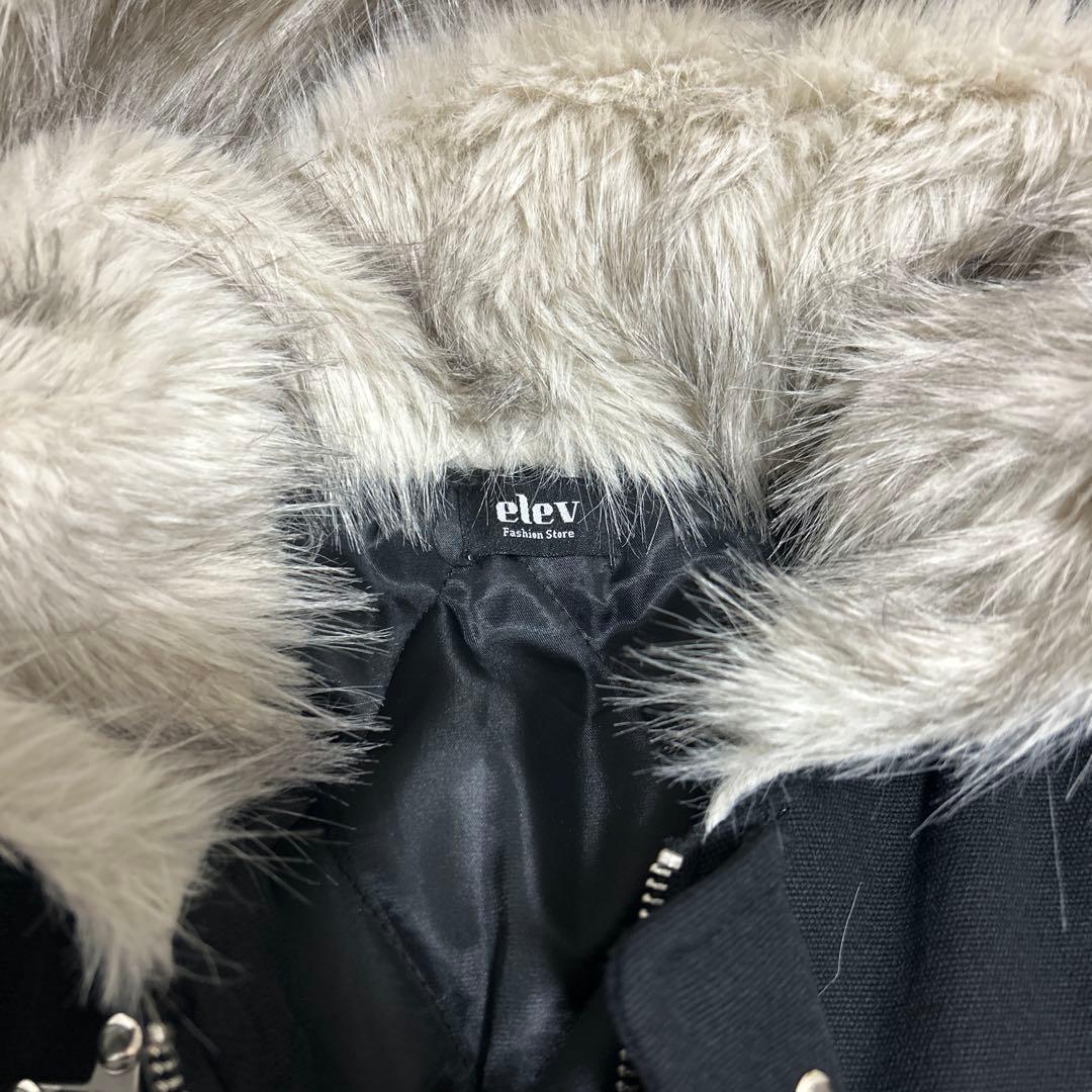 elev ファー付きファイヤーマンジャケット