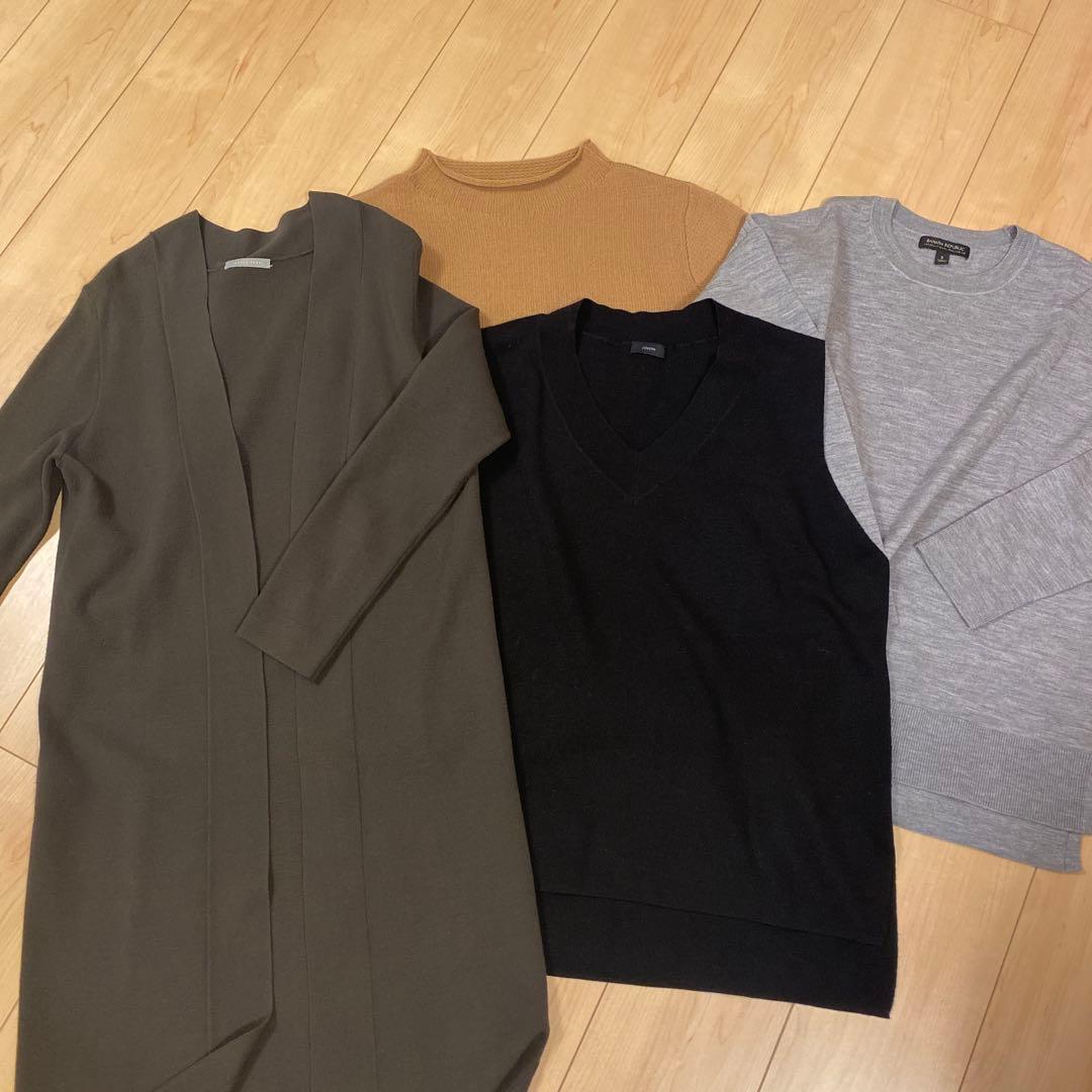 【ニット4枚セット】セオリーリュクス、ジョセフ、バナリパ