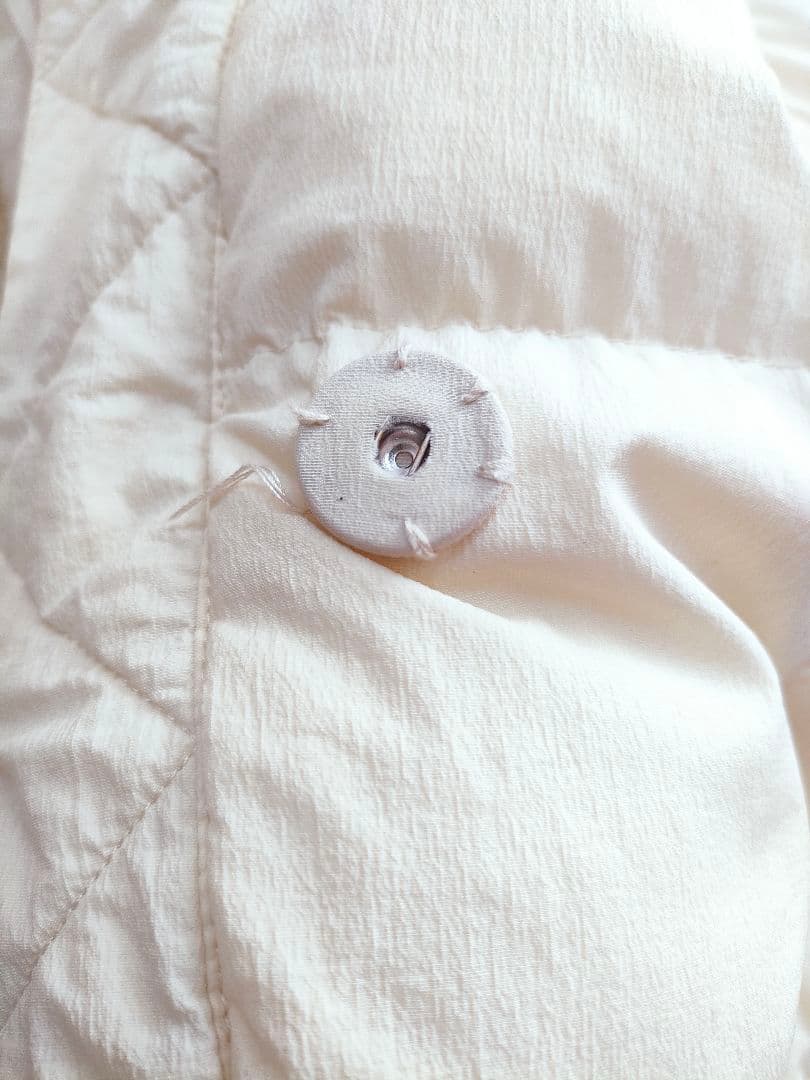 トゥデイフル スタンドカラーダウンジャケット 36 エクリュ