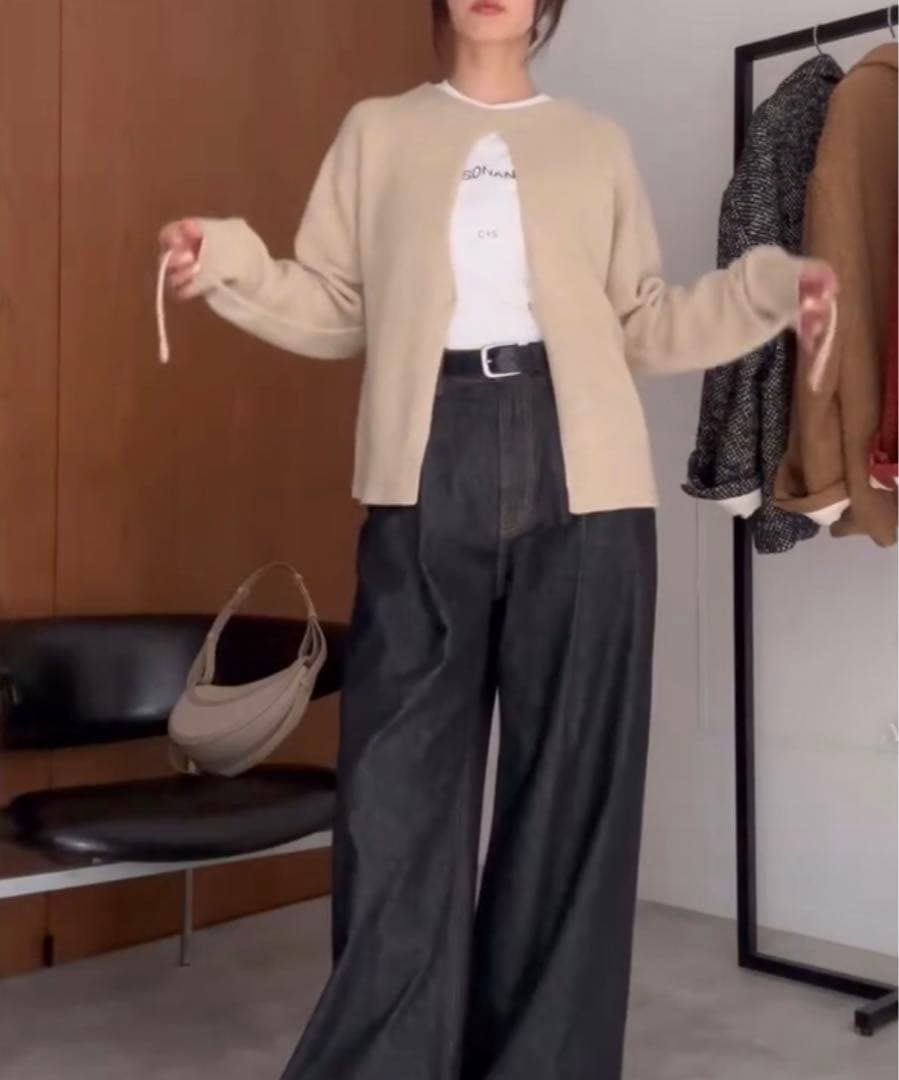 【もも】CLANE×広瀬すず　デニム　ブラック　size1 新品未使用