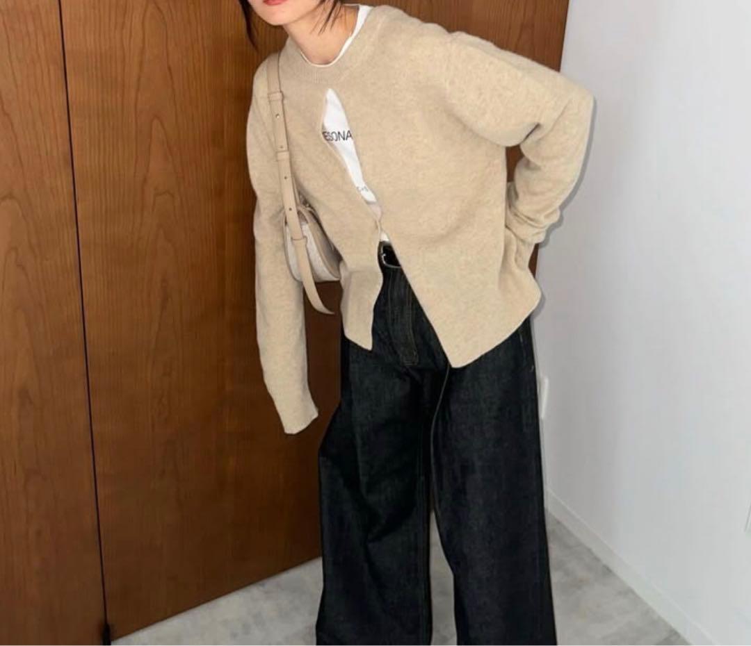 【もも】CLANE×広瀬すず　デニム　ブラック　size1 新品未使用