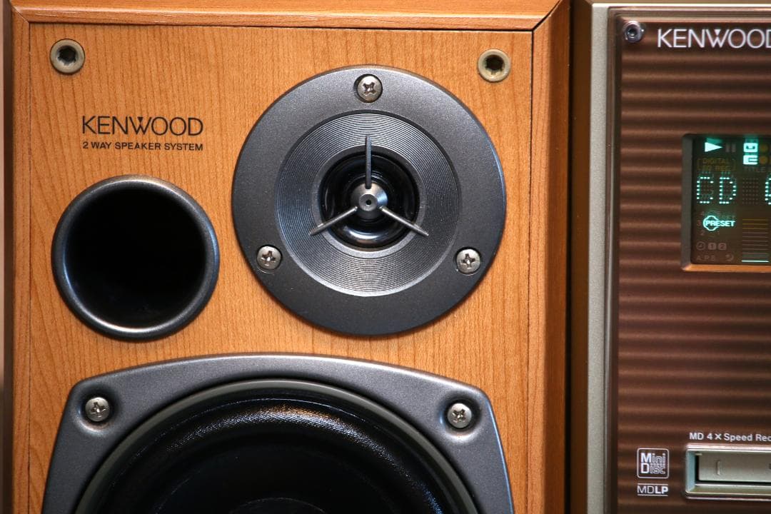 KENWOOD SL3MD CD/MD/TUNER/TAPE　カセットミニコンポ