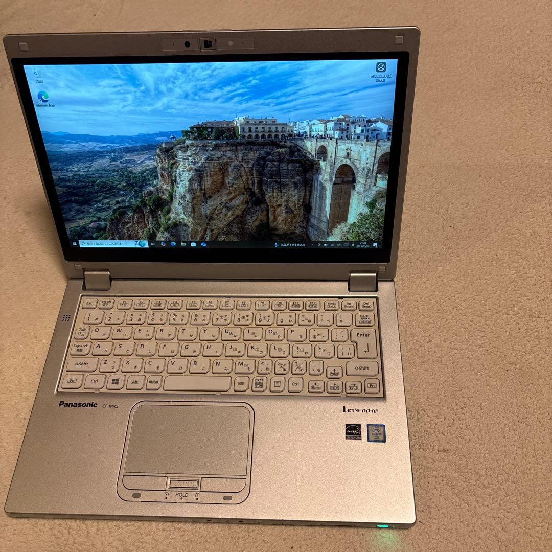 Windowsノート本体 Panasonic Let'sNote MX5