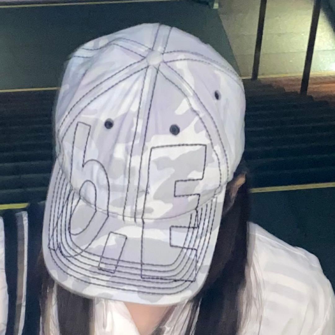 b.eautiful 迷彩 キャップ ホワイト カモ ビューティフル