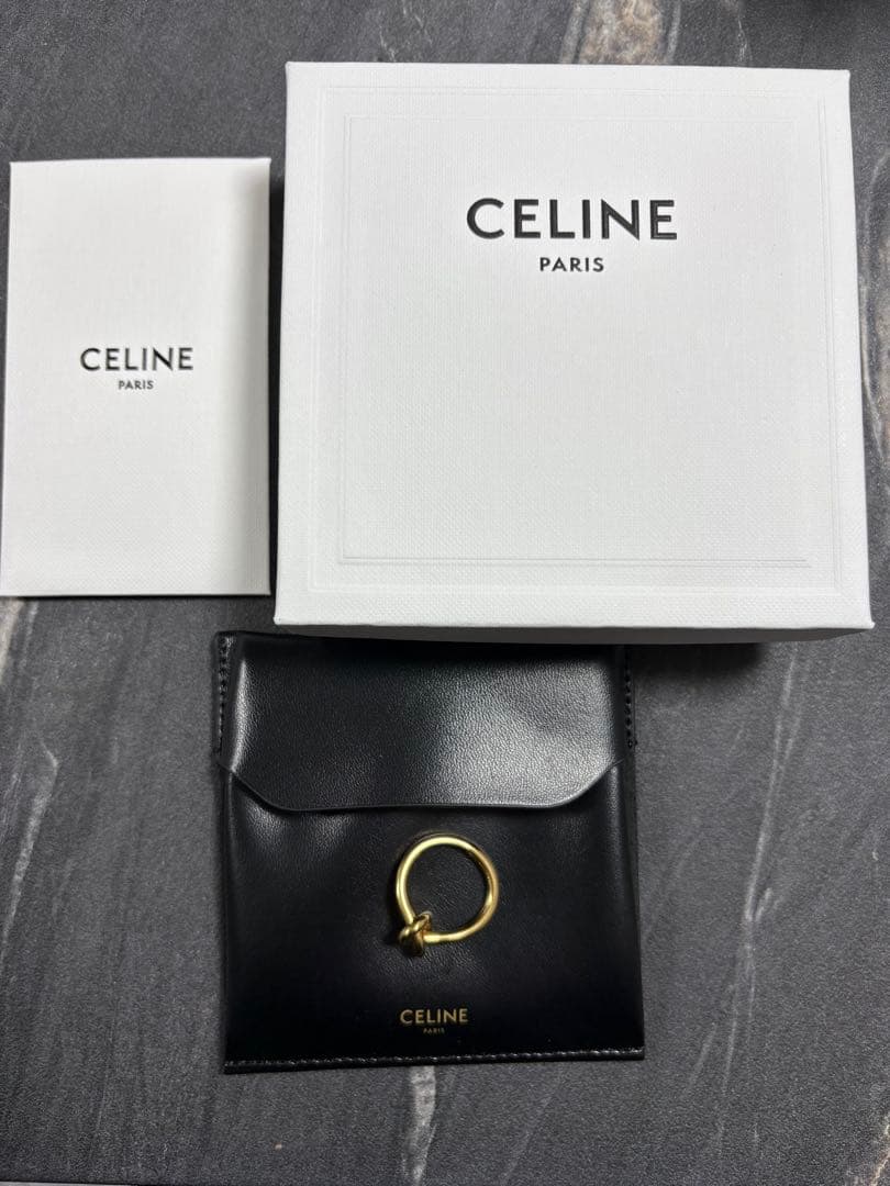 CELINE ノットリング(ゴールド) 50サイズ