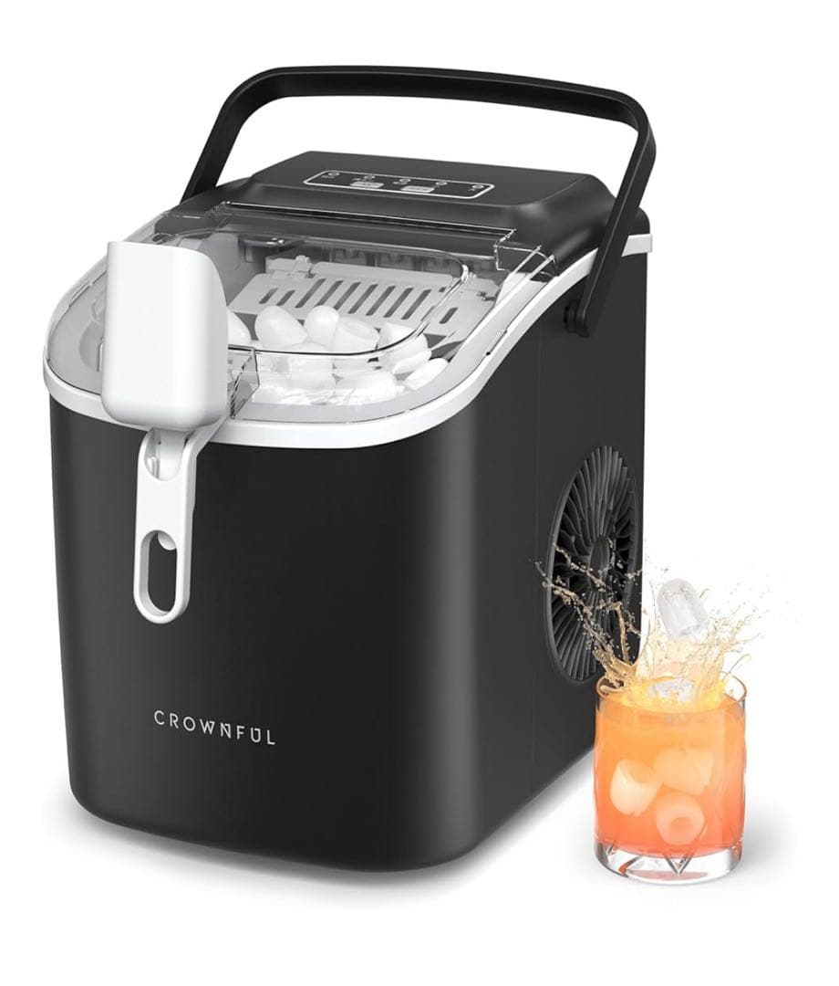 CROWNFUL 製氷機 6分で9個の氷