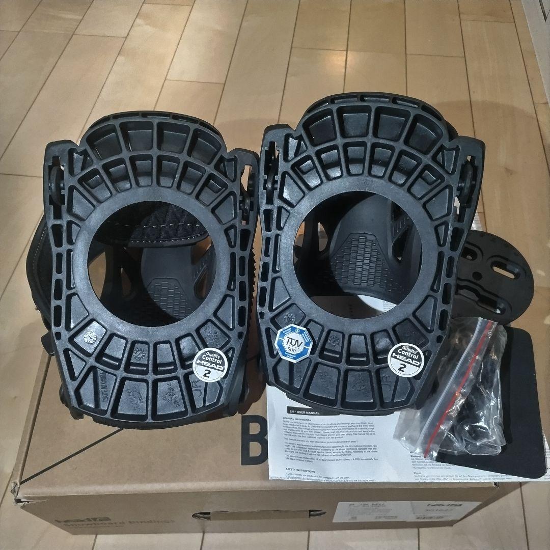 キッズhead P JR MU スノーボードビンディング Sサイズ ブラック