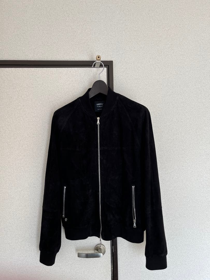 emmeti スエード ブラック　ラグラン