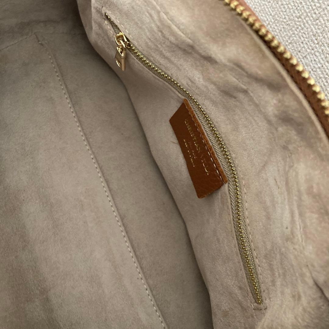 CHRISTIAN VILLA クリスチャンヴィラ ボストンバッグ　ブラウン