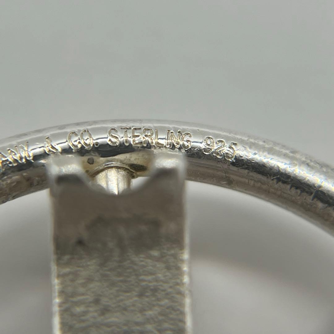 ティファニー TIFFANY Tモチーフ サークル キーリング ヴィンテージ