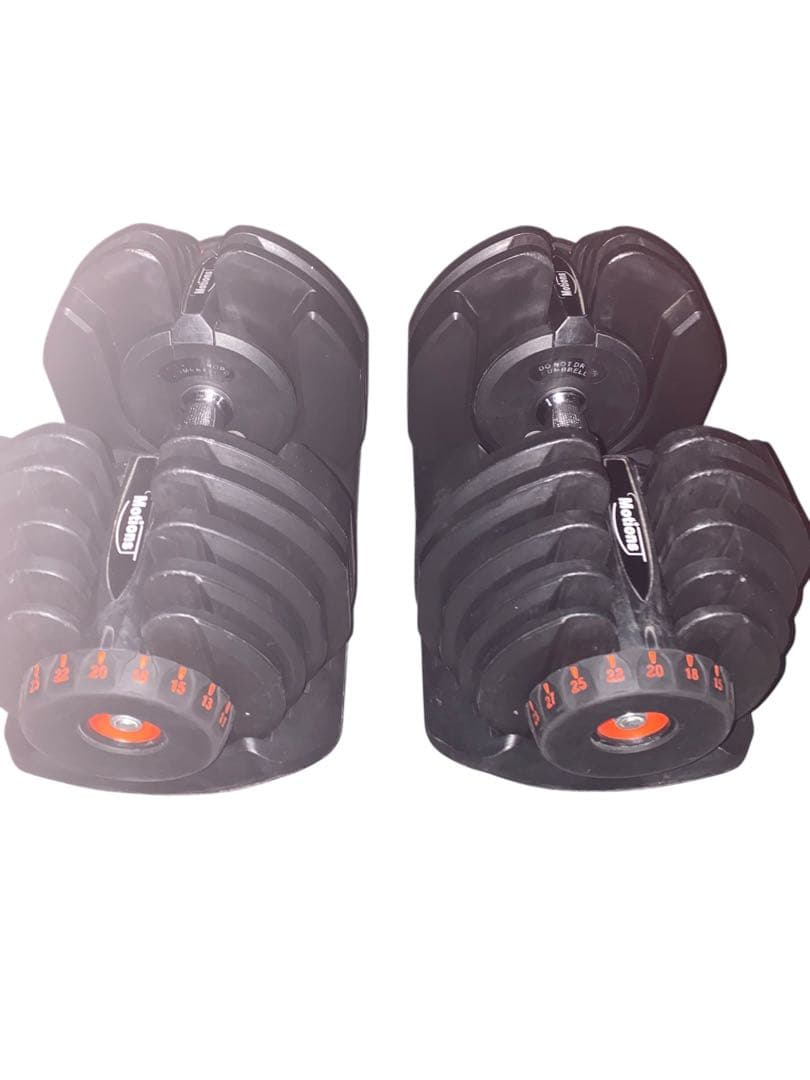 【良品】Motions アジャスタブルダンベル40キロ×2個、1/2梱包　その①