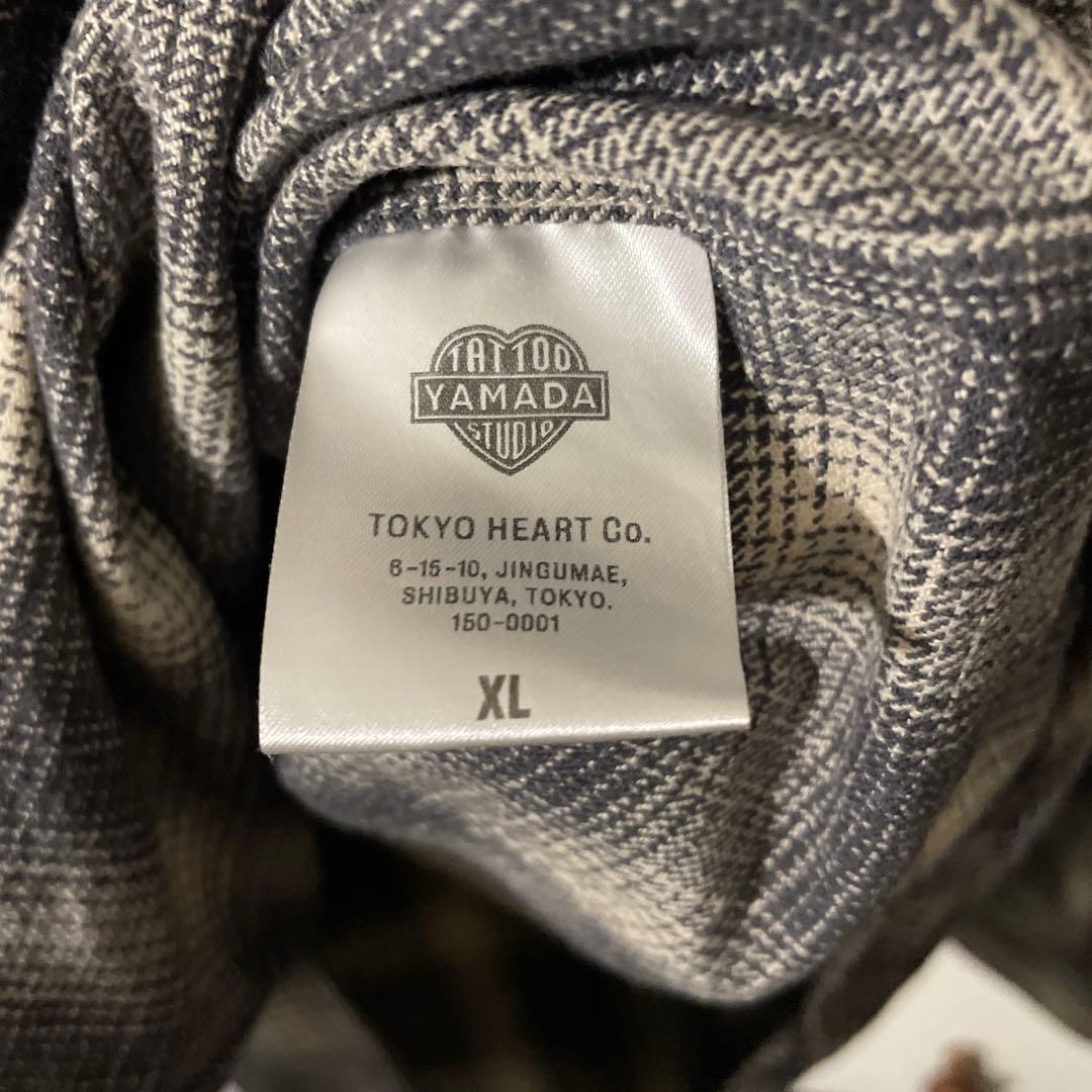 TATOO STUDIO YAMADA チェック柄 ネルシャツ XL