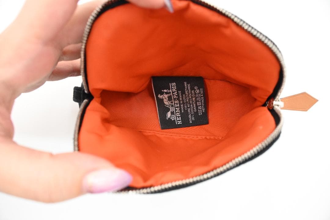 【希少アイテム】エルメス　ボリードポーチ　ミニミニサイズ　黒　ブラック　小物入れ