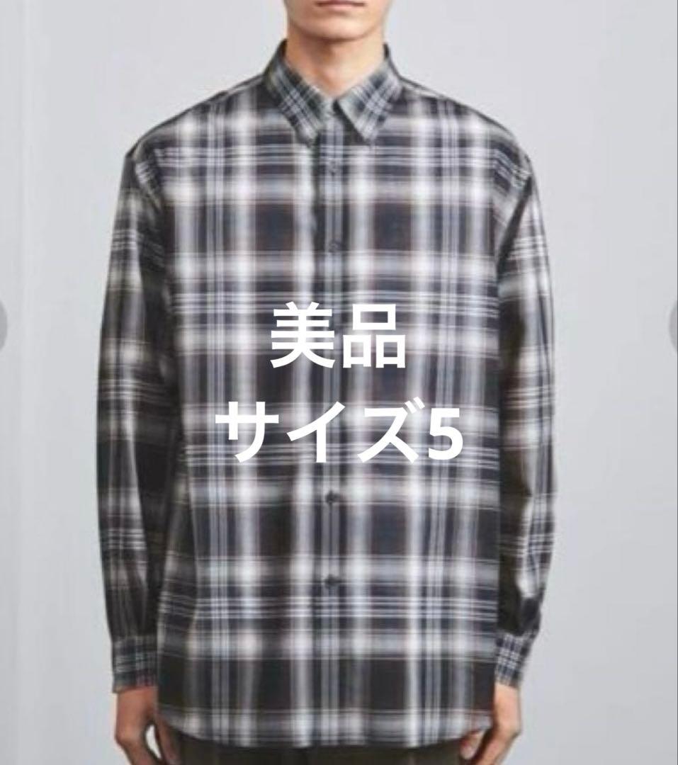 AURALEE チェック柄 長袖シャツ