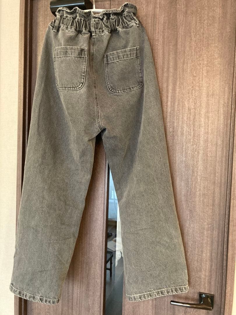 unminouアンミヌ　ウエストフリルデニム