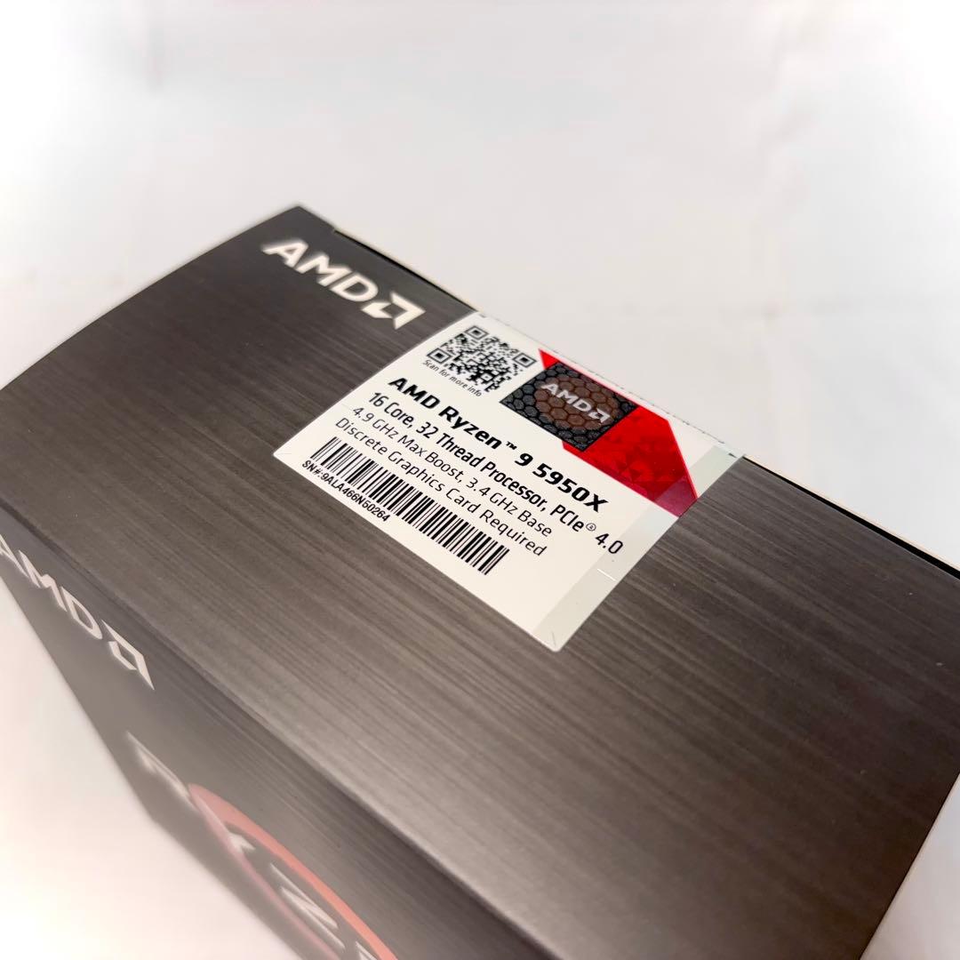 【新品】5950X AMD Ryzen 9 16コア32スレッド