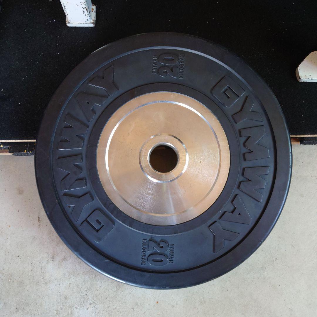 ②　GYMWAY 20kg バンパープレート