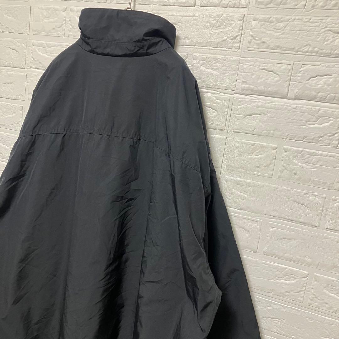 ●F970【US輸入】 シェルドシンチラジャケット ブラック系メンズ【XXL】