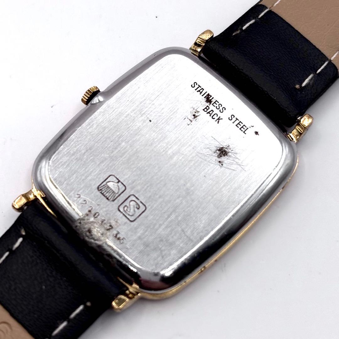 LONGINES ロンジン ゴールド文字盤 スクエア クォーツ 稼動 状態考慮