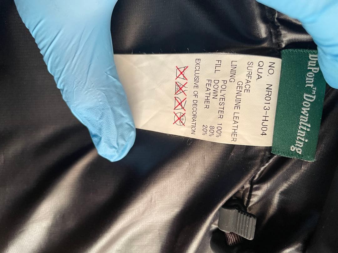 ナイトレイドnitraid レザーダウンジャケット！