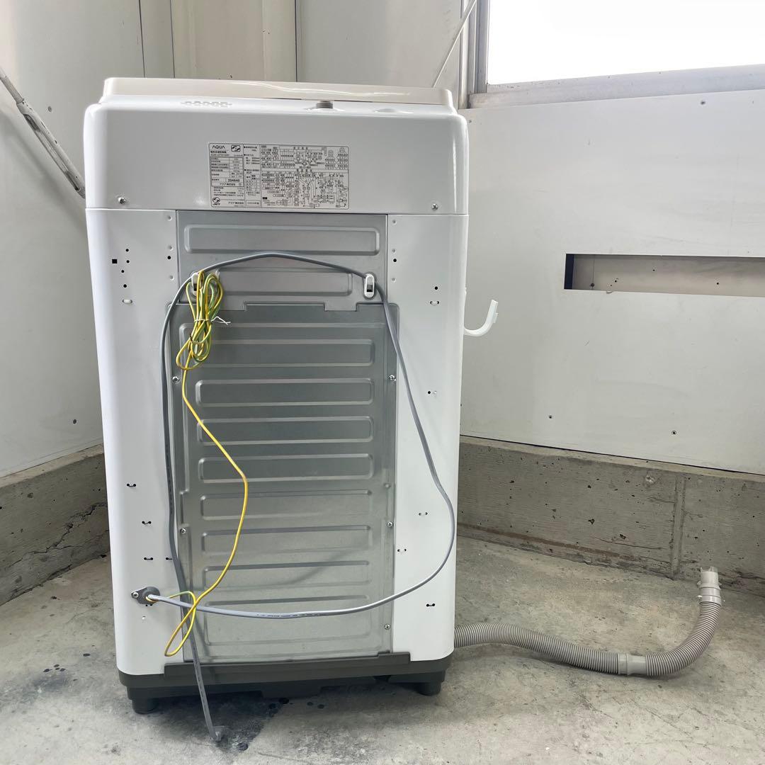 AQUA 電気洗濯乾燥機 AQW-GTW100H 20年製 風呂水吸水ホース付き