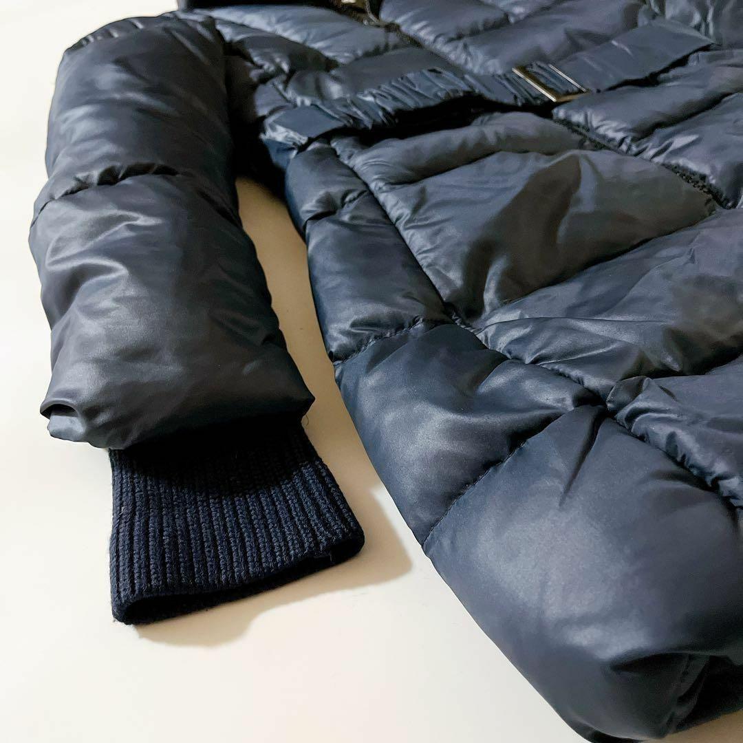 エルマンノシェルヴィーノ　ロングダウンコート　ベルト　アームウォーマー　Aライン