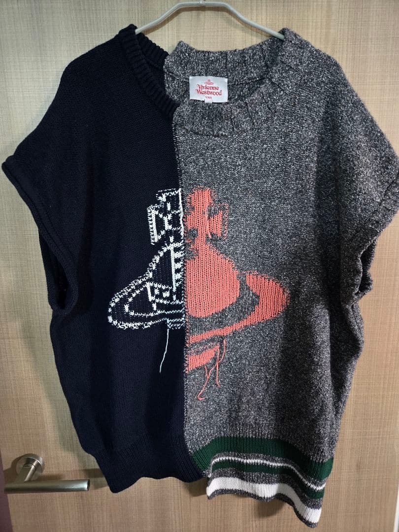 トップス Vivienne Westwood MAN HALF&HALF VEST