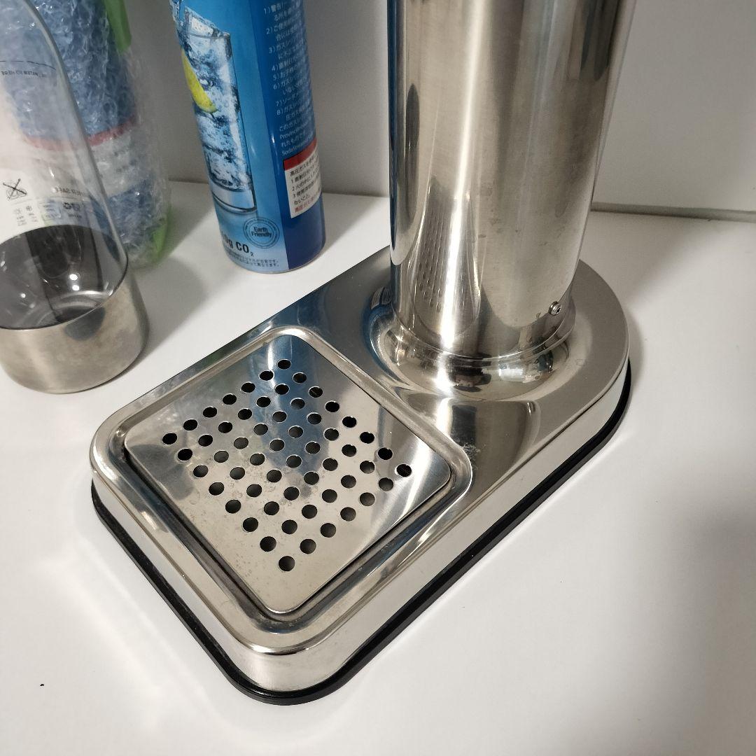 【動作保証】アールケ　カーボネーター2 炭酸水メーカー　シルバー　740