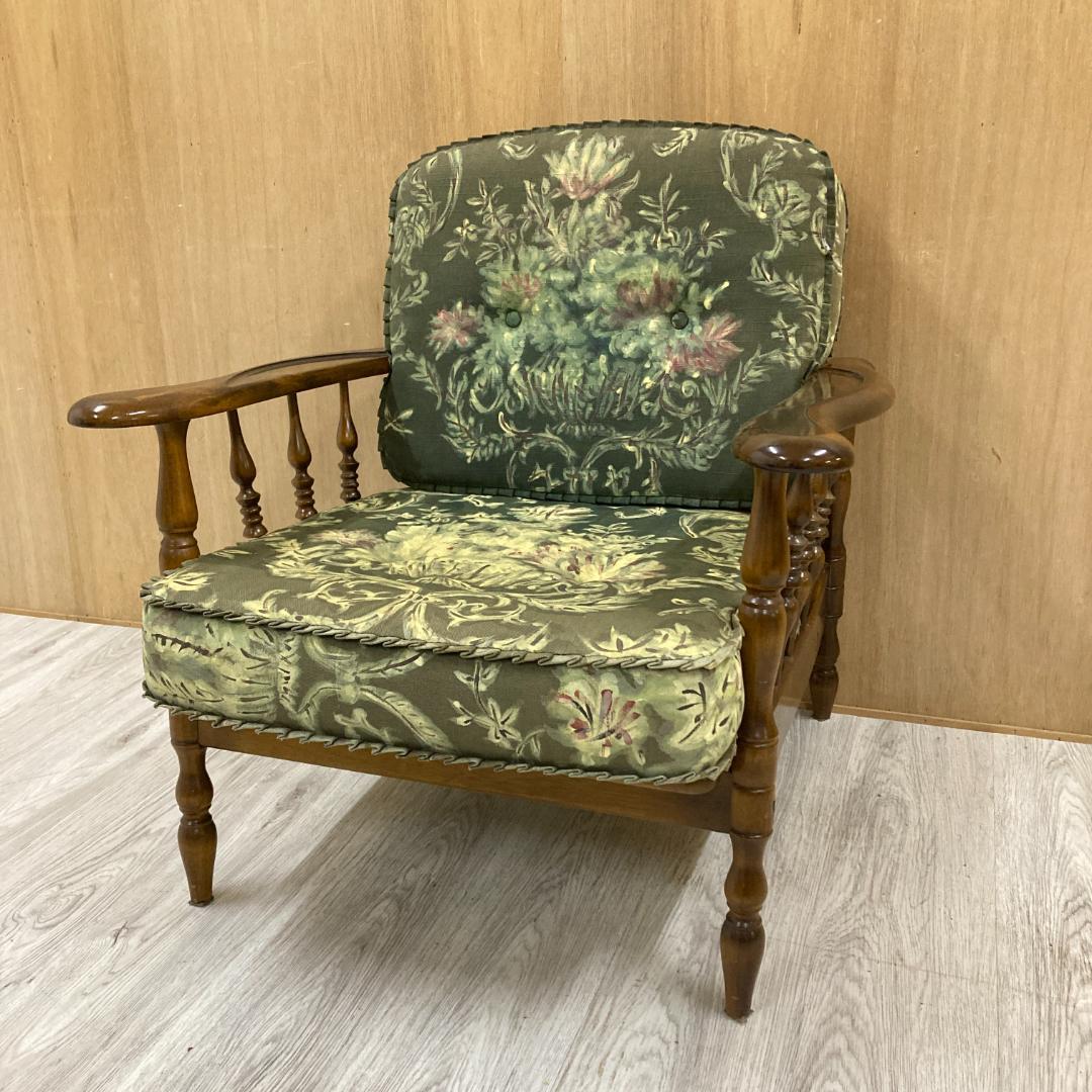 【カリモク】コロニアル アームチェア　1人掛けソファ A