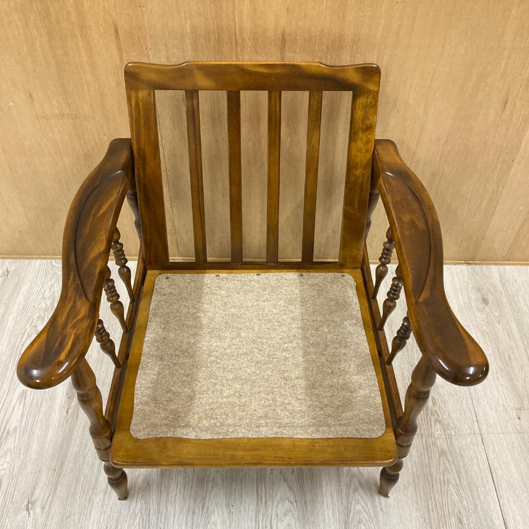 【カリモク】コロニアル アームチェア　1人掛けソファ A