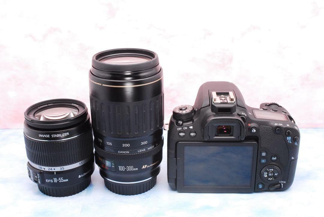 ★Canon EOS 9000D★一眼レフカメラ★お得なWレンズ★Wi-Fi