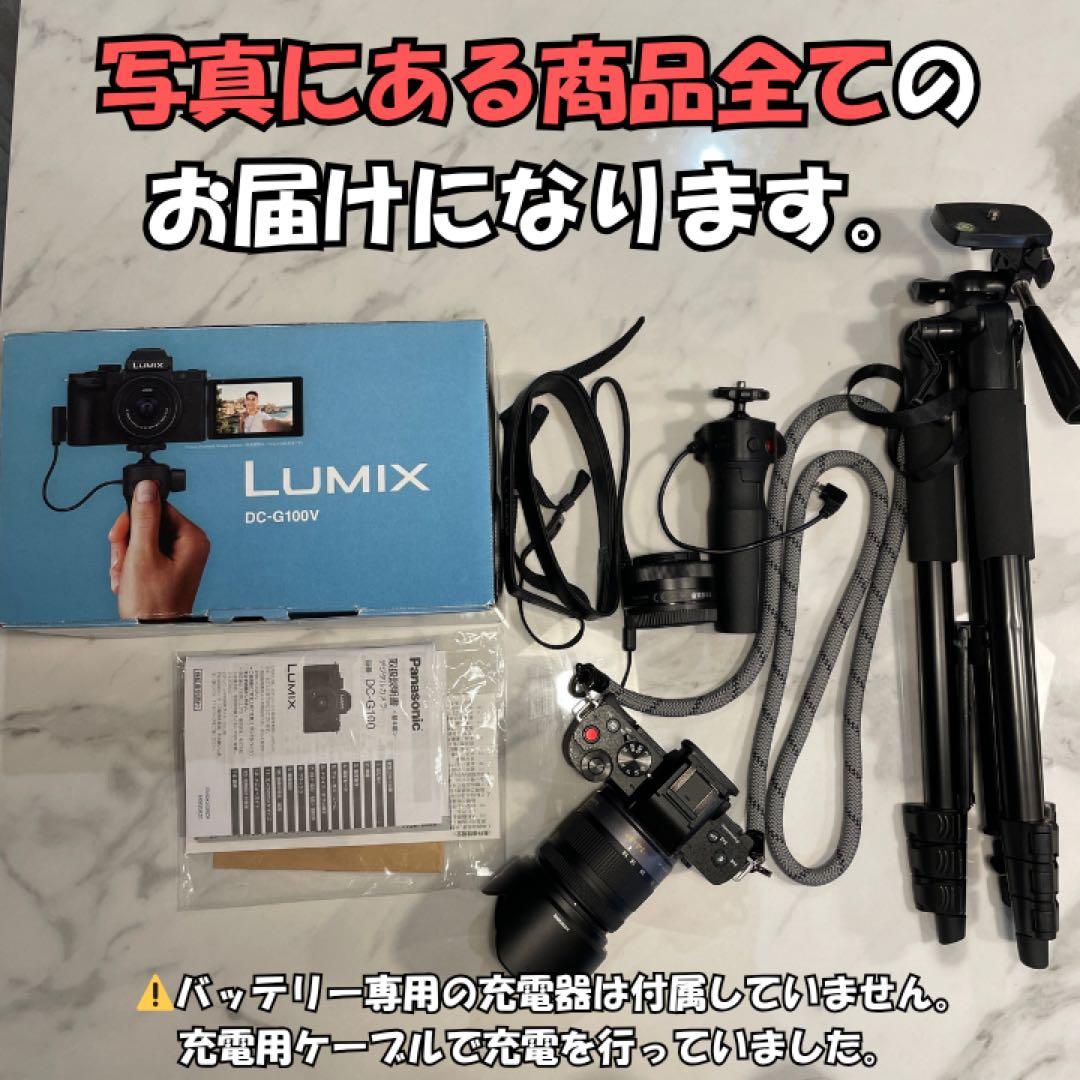 【豪華アクセサリー付属 限定セット販売】LUMIX DC-G100V 美品セット