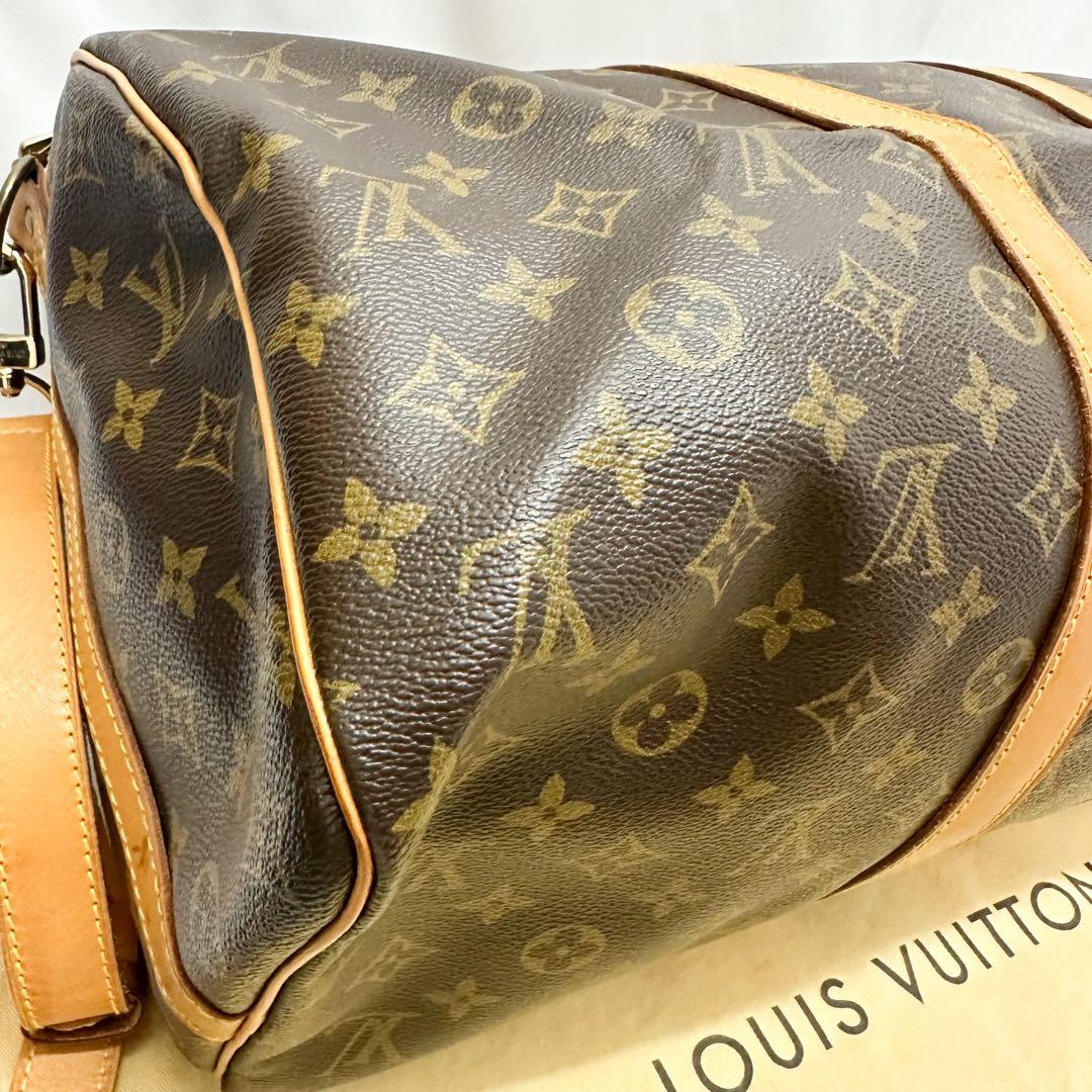 良品 ルイヴィトンキーポル45ショルダーボストンバッグ モノグラム M41418