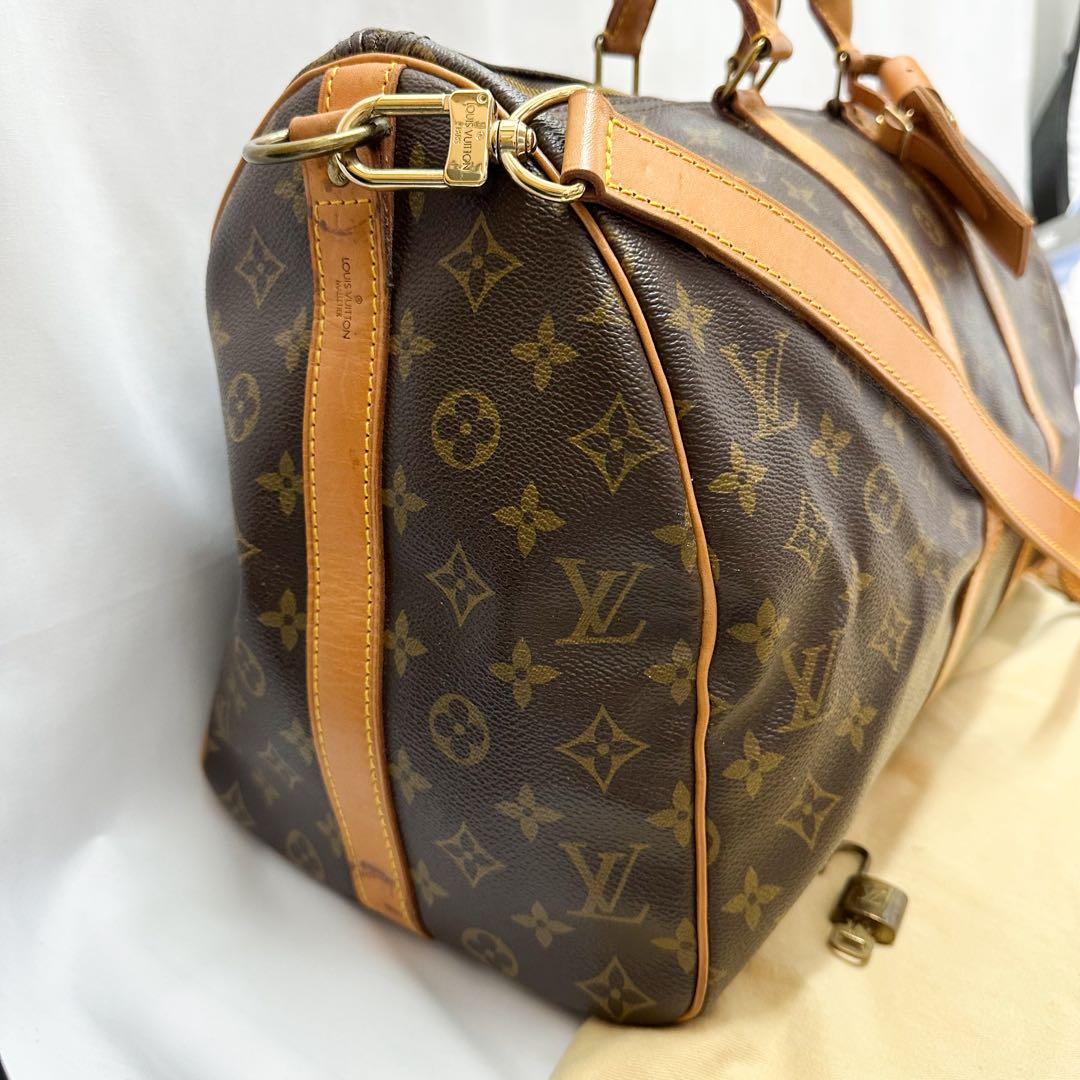 良品 ルイヴィトンキーポル45ショルダーボストンバッグ モノグラム M41418