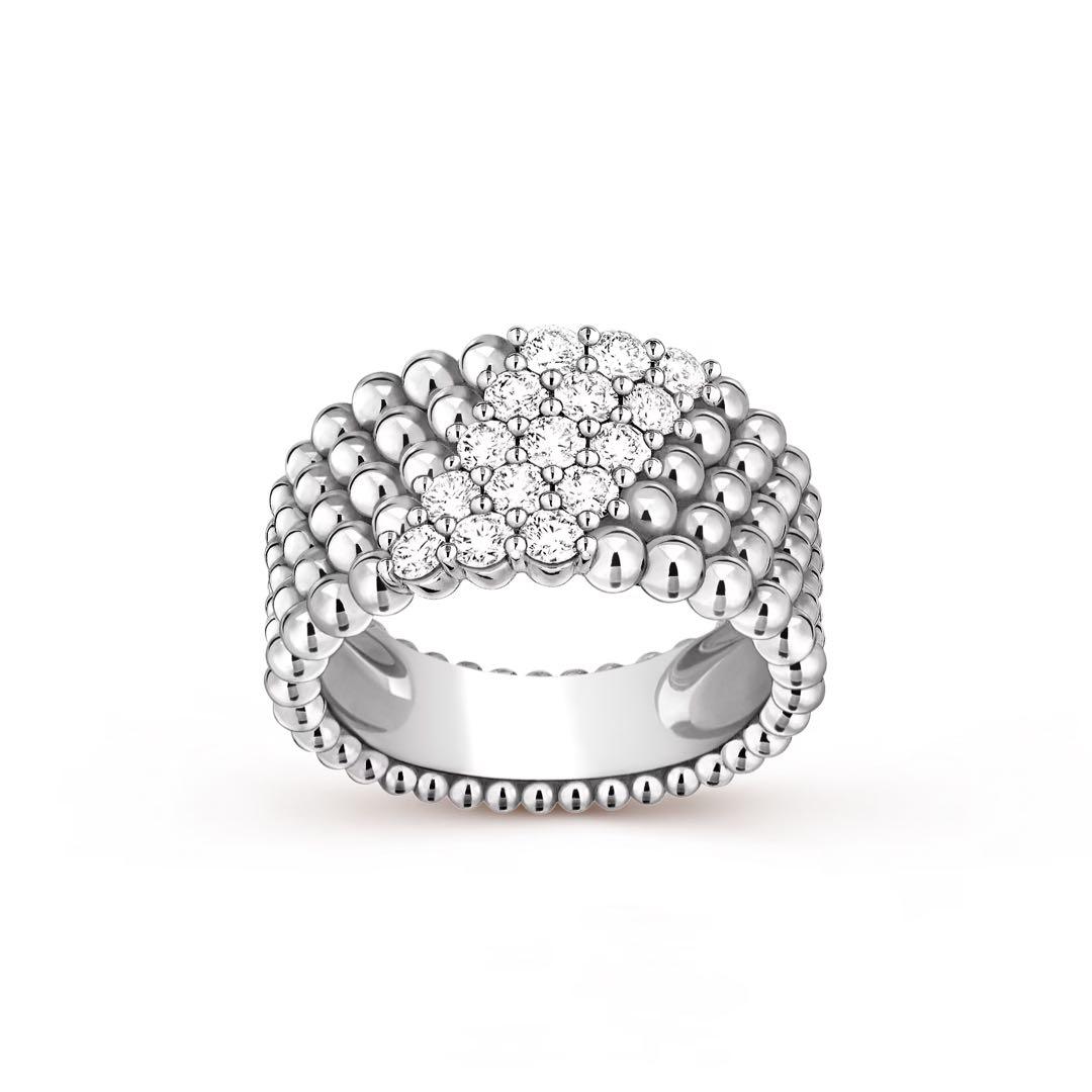 ヴァンクリーフ ペルレ リング 5連モデル