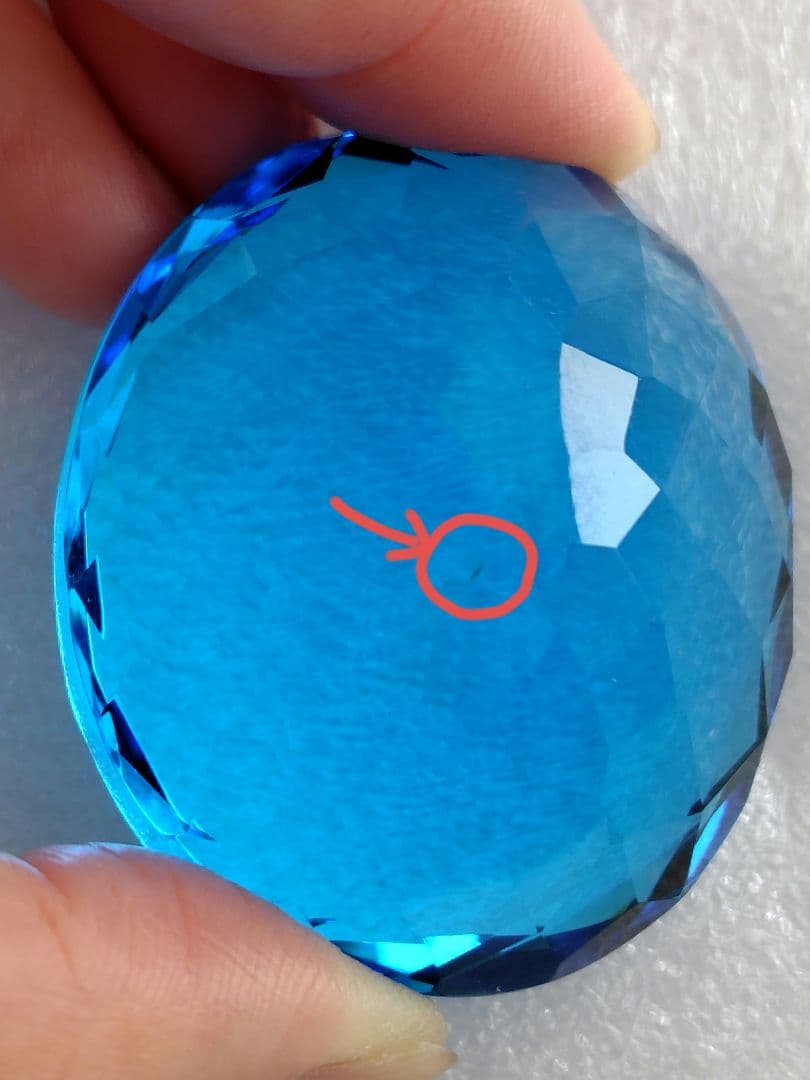 ブルートパーズ　特大　大粒　ルース