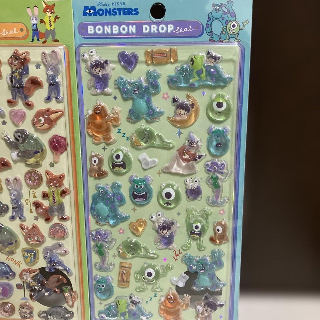 【正規品】ボンボンドロップシール　ディズニーセット　クラシック　ズートピアなど