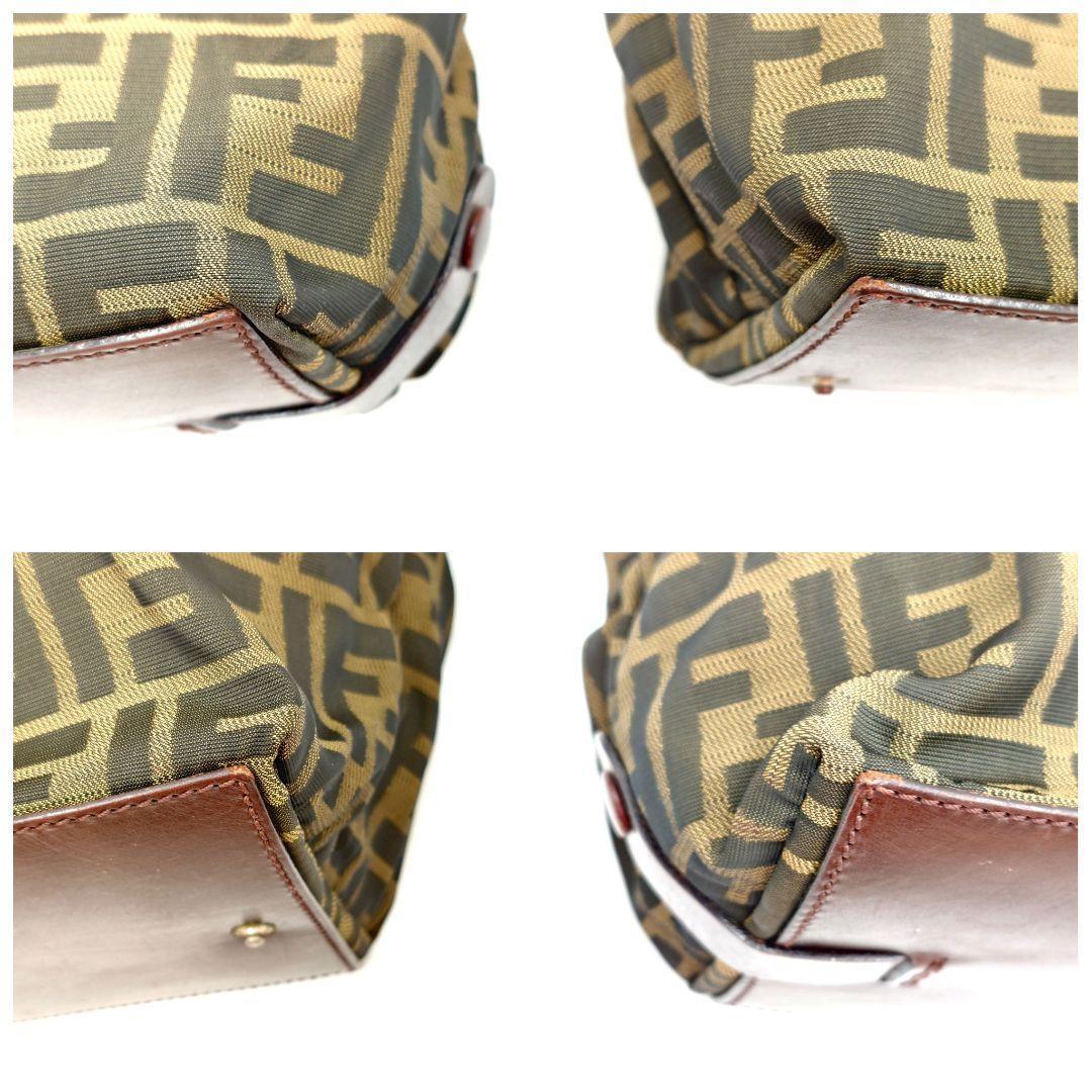 FENDI　フェンディ　ズッカ柄　エコバッグ　折りたたみハンドバッグ