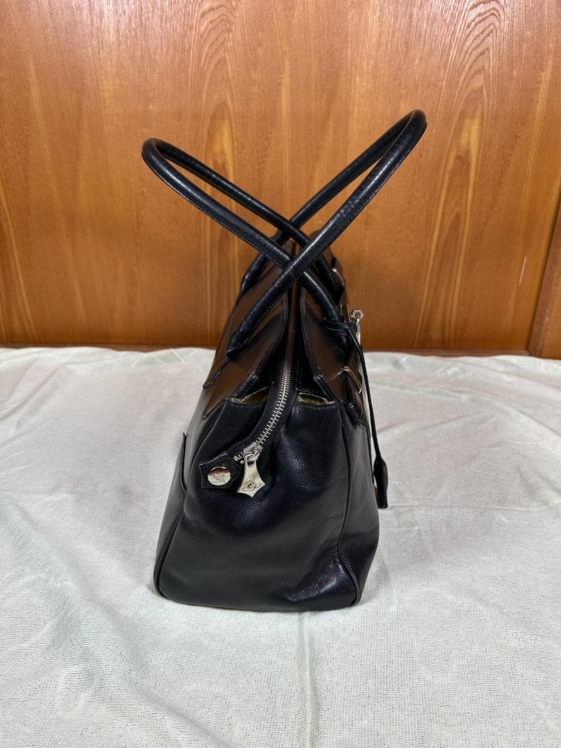 ヴィヴィアンウエストウッド バッグ ブラック バック ボストンバック レザー