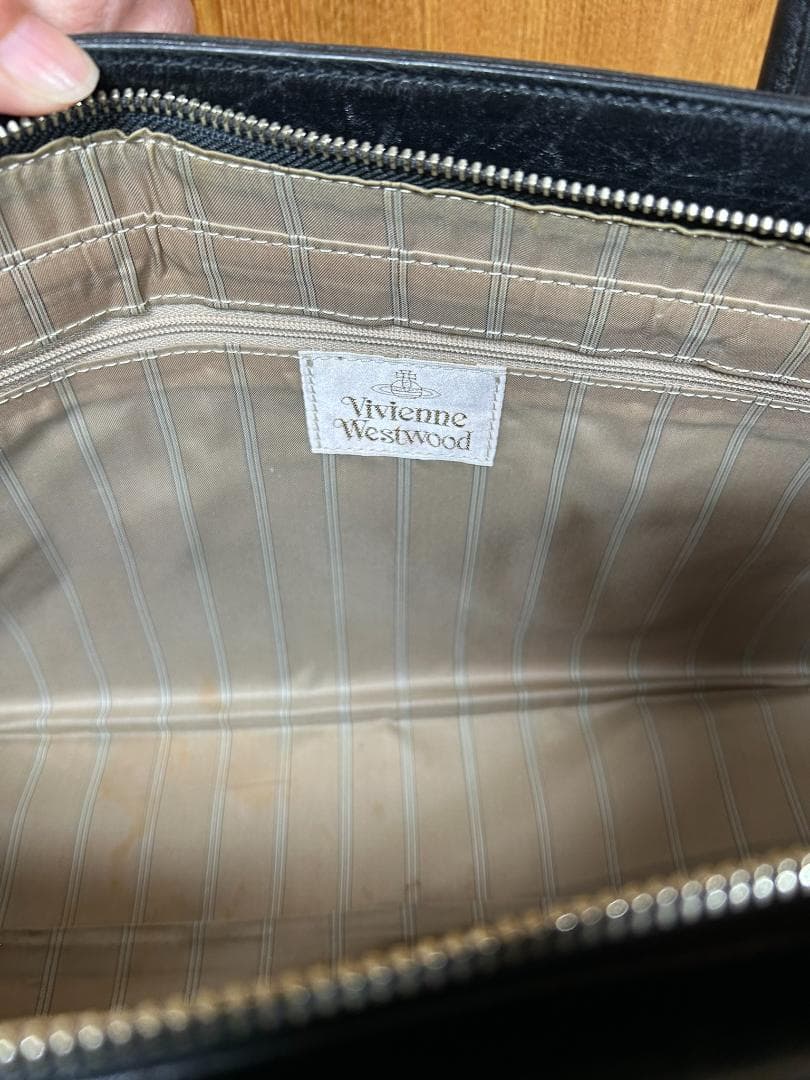 ヴィヴィアンウエストウッド バッグ ブラック バック ボストンバック レザー