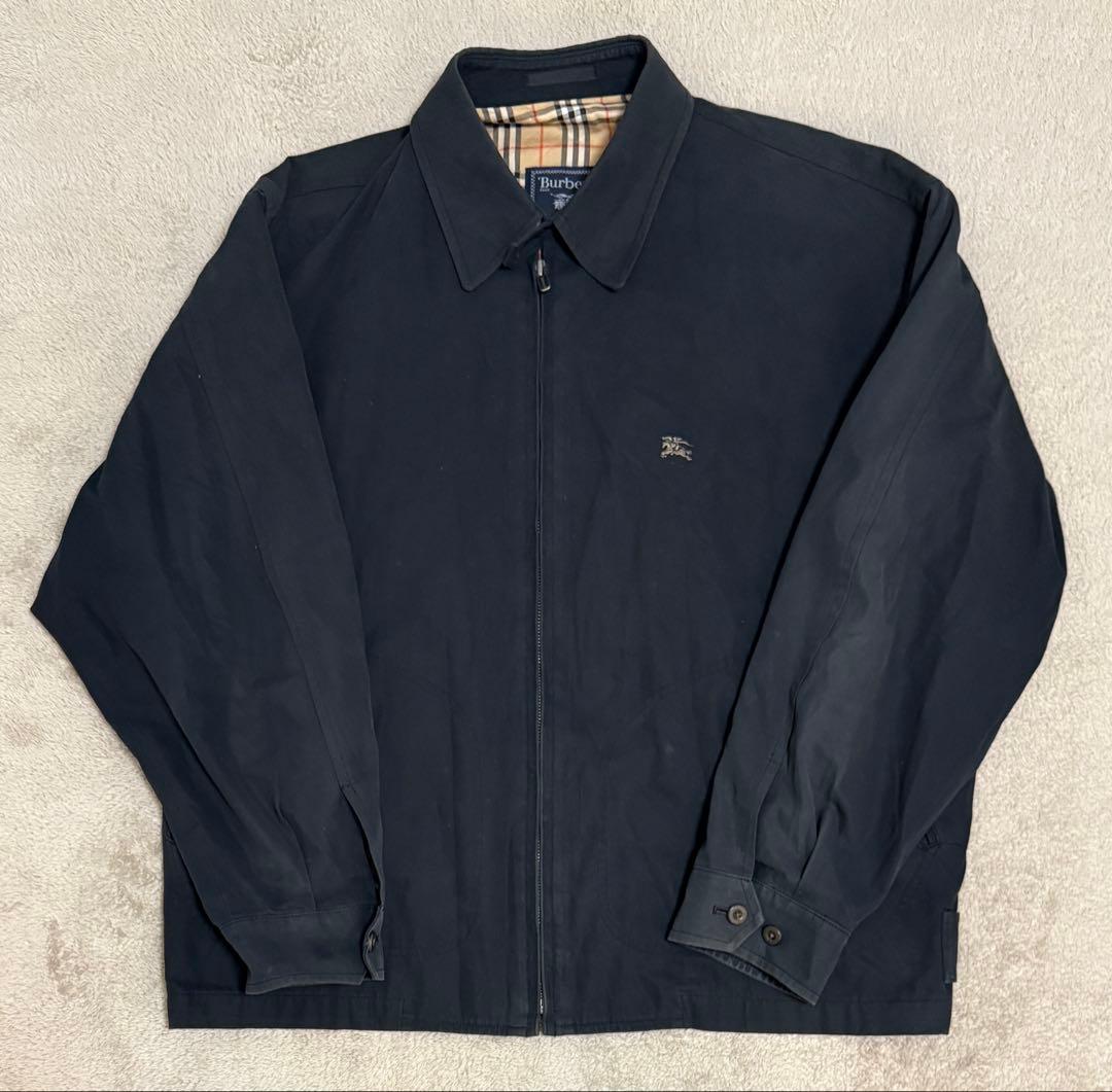 Burberrys バーバリー スイングトップ ノバチェック 黒 LY 三陽商会