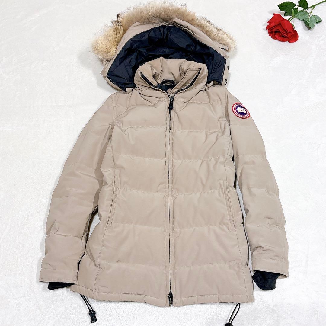 美品✨　カナダグース　ダウンジャケット　ベルビル　ベージュ　M