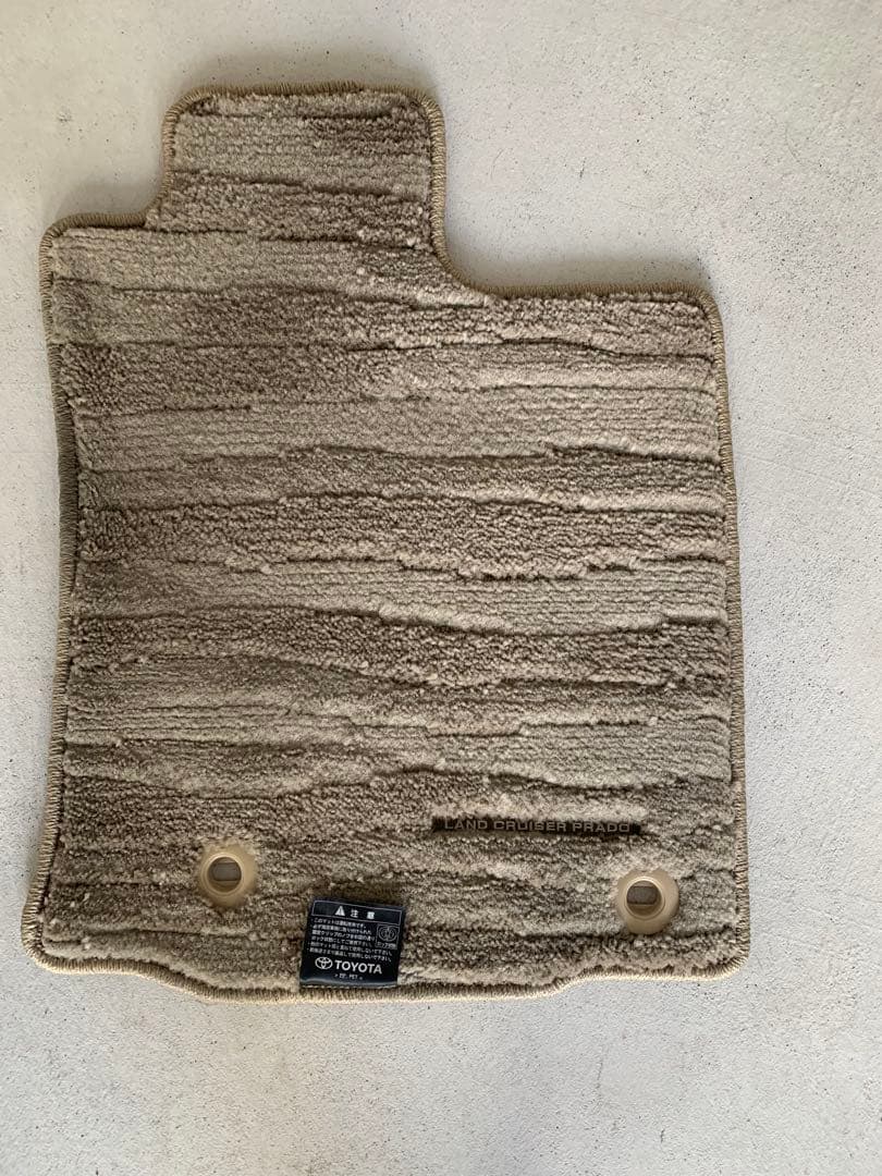 トヨタ　ランドクルーザープラド　150後期　純正フロアマット　7人用