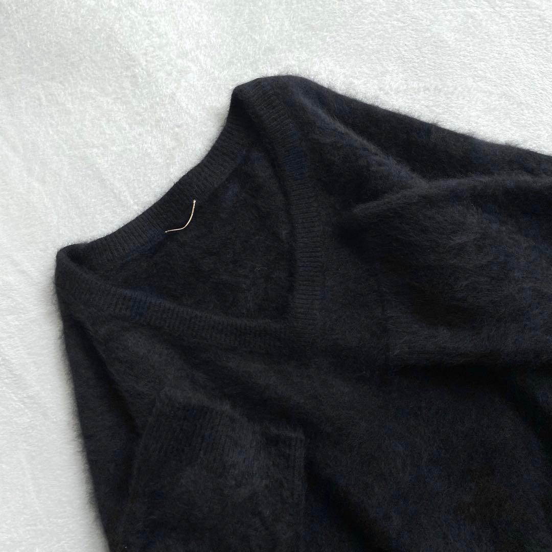 【ほぼ未使用✨】Deuxieme Classe ふわふわ　シャギーニット　黒