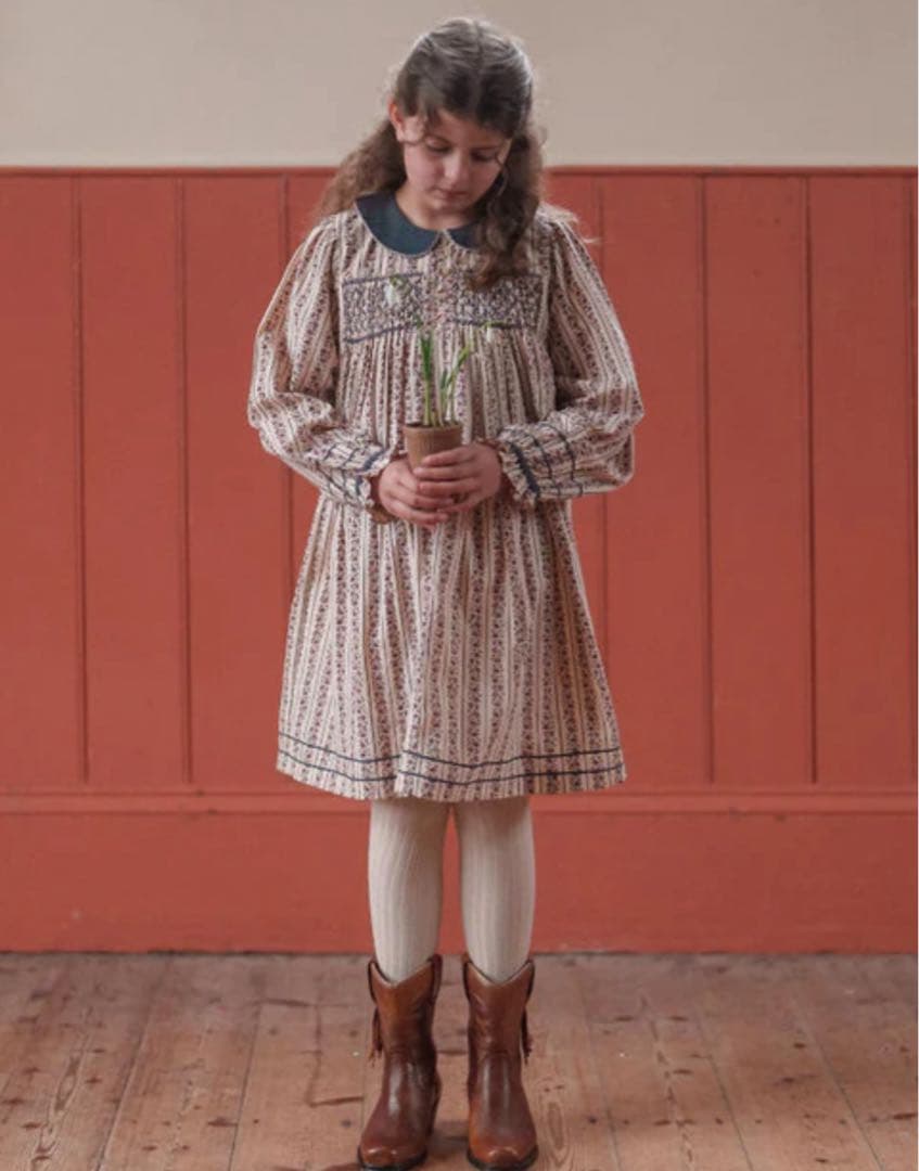 little cotton clothes 2025AW ワンピース　3-4y