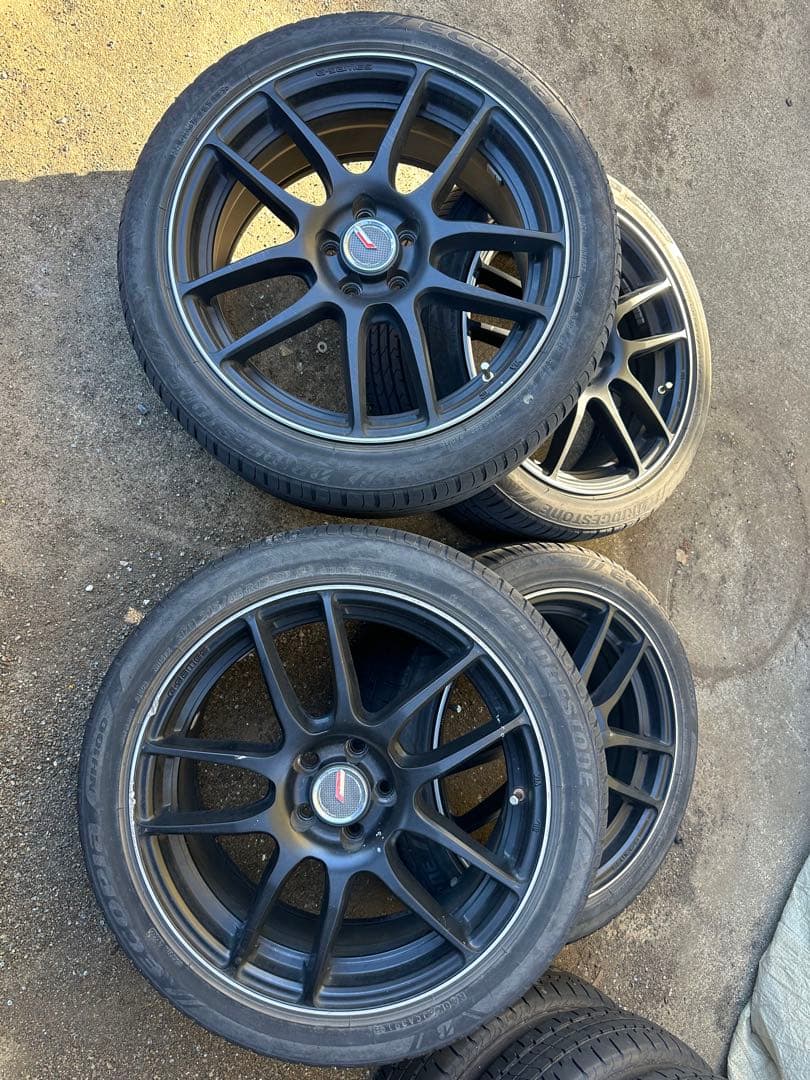 17インチ アルミホイールレイズ　RAYS g-games 五穴7J