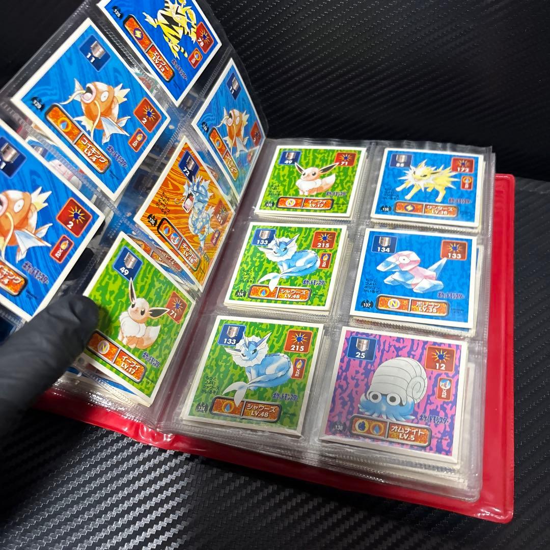 最強シール烈伝ポケモンシールポケットモンスター列伝アマダカード明治amadadw